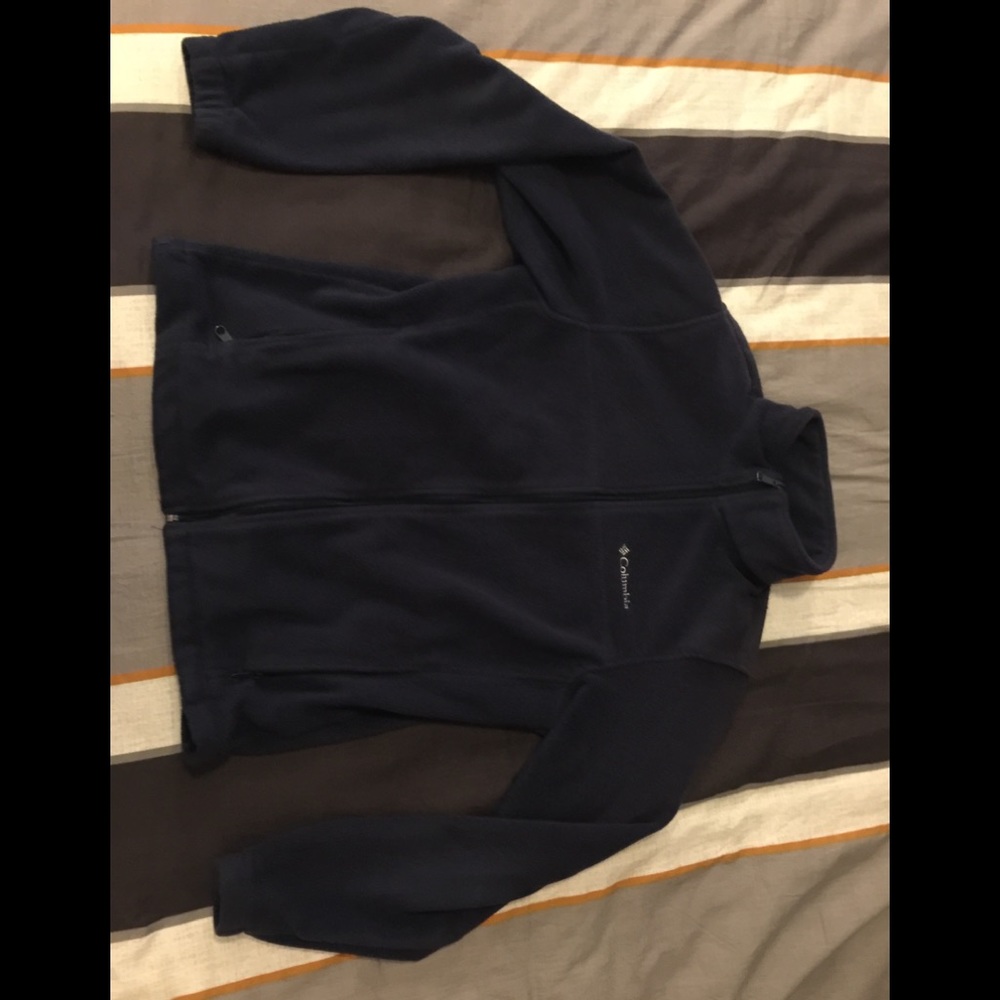 Blue Columbia Fleece Full Zip